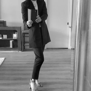 Tahari Arthur Levine Pinstripe Suit, 0P, NWOT